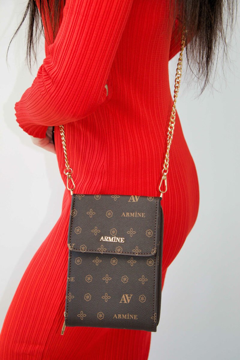 Originele Armine mini – damestas Bruin mini damestas briun