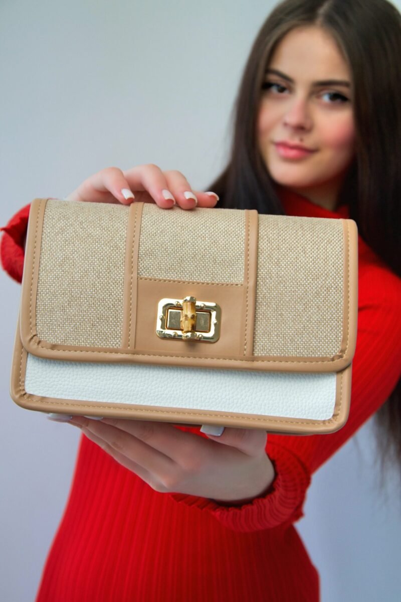 Originele Aron Atelier damestas – schoudertas Sienna Powder Damestas handtas