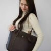 Originele Aron Atelier damestas Veronika Brown handtas bruin