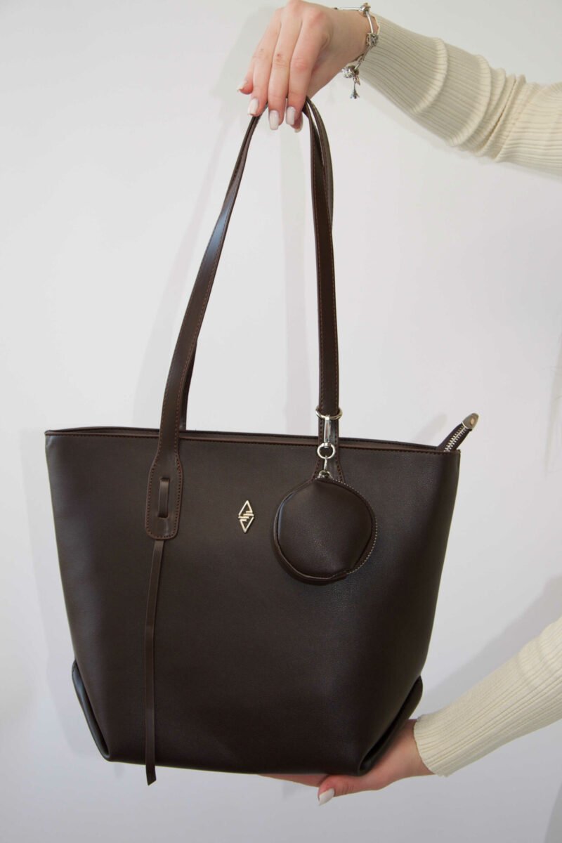 Originele Aron Atelier damestas Veronika Brown handtas bruin