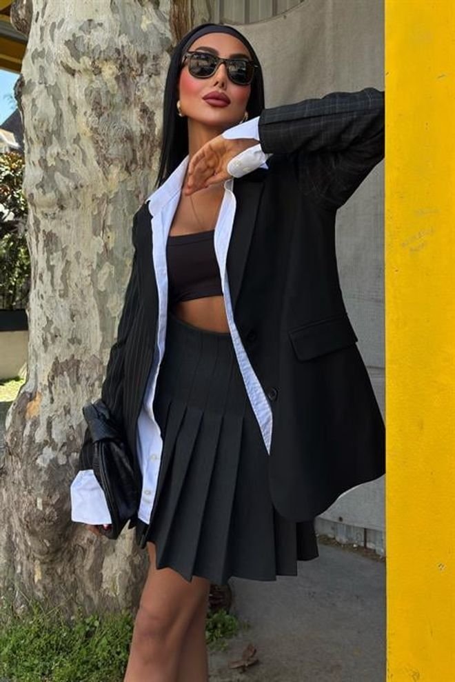 Zwarte blazer Zwarte blazer