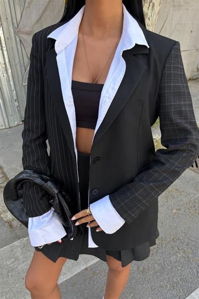 Zwarte blazer Zwarte blazer