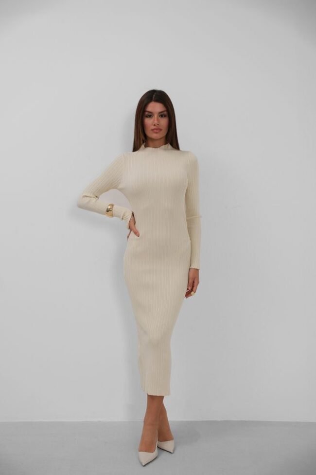 Stretch jurk witte (beige – ecru)– One size Stretch jurk witte (beige - ecru)– One size