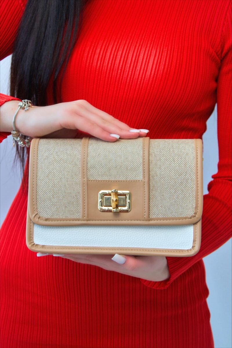 Originele Aron Atelier damestas – schoudertas Sienna Powder Aron tas damestas