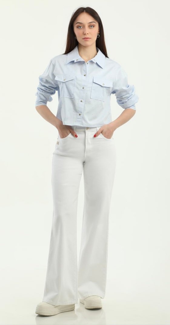 Blauw blouse Blauw blouse